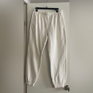 H&M Men white sweatpants